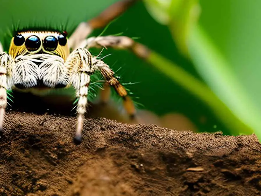 Spider Eggs in Plant Soil