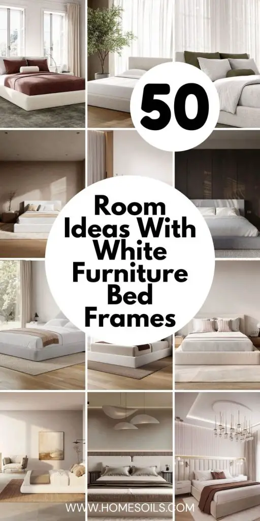 50 Room Ideas With White Furniture Bed Frames