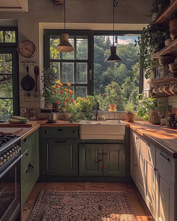 Bright Refuge Amongst Green Companions