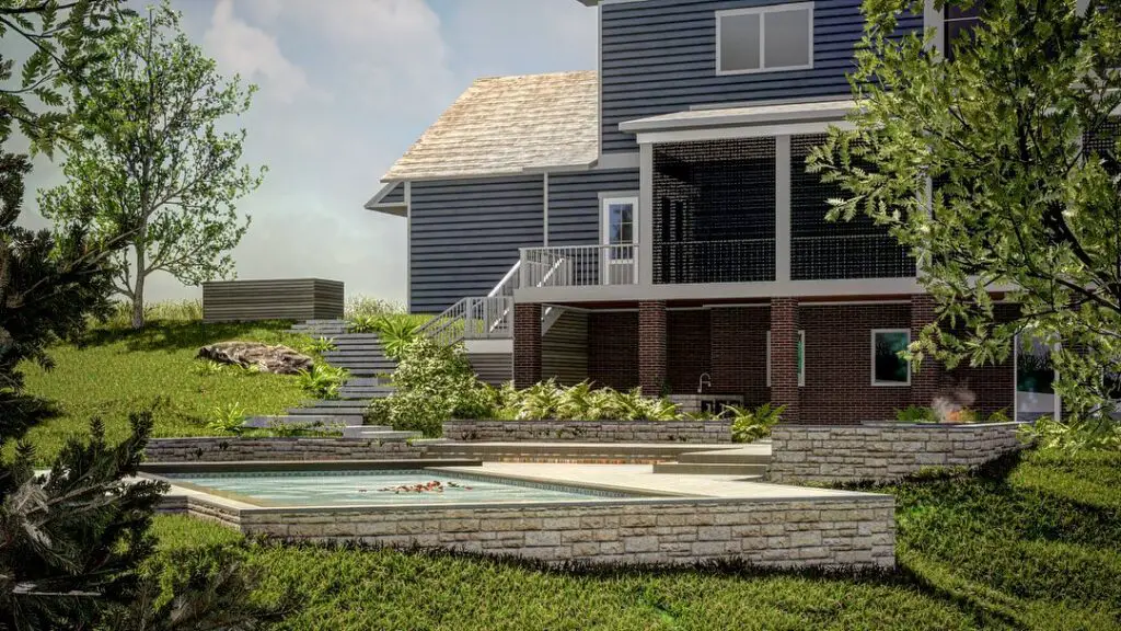 Built-In Planter Deck