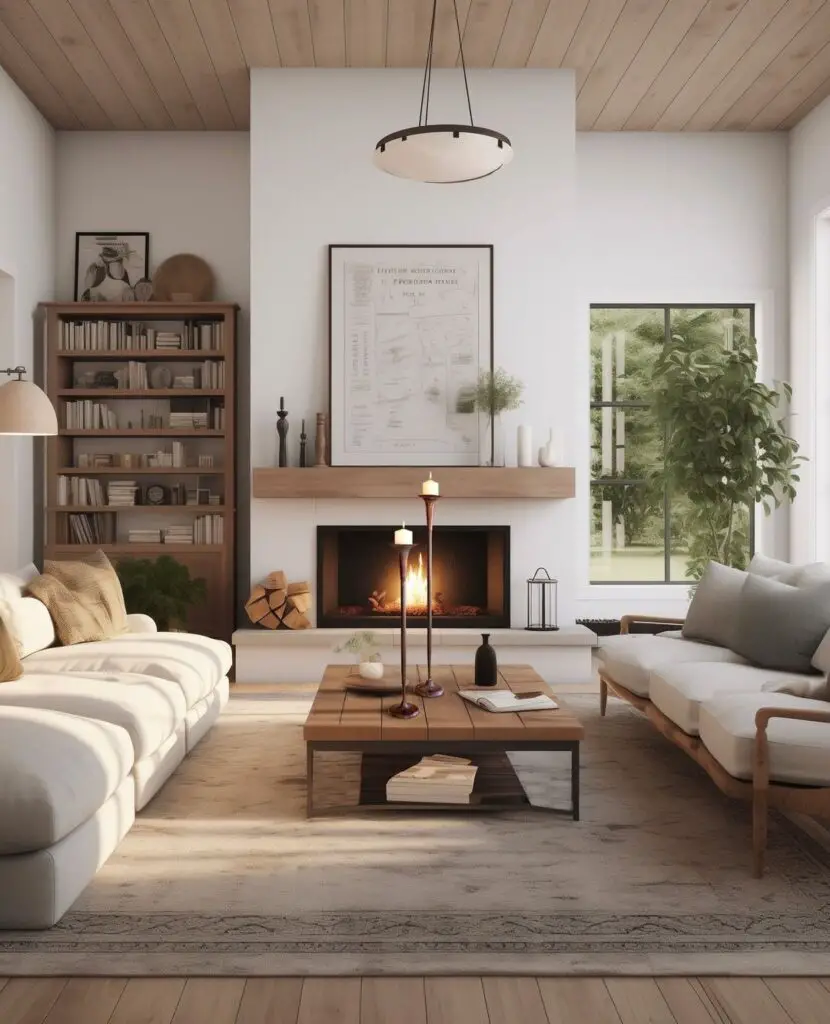 Lush Tranquility Beside the Hearth