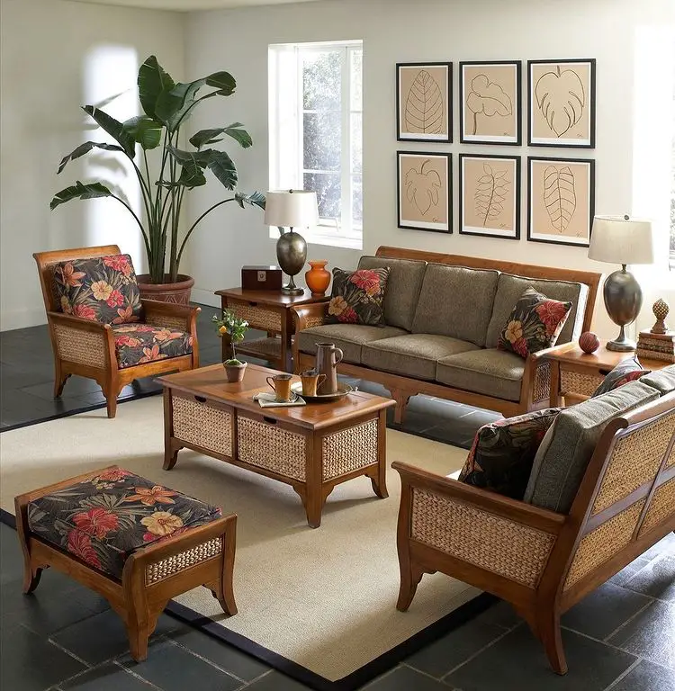 Modern Oasis Nurtured by Living Foliage