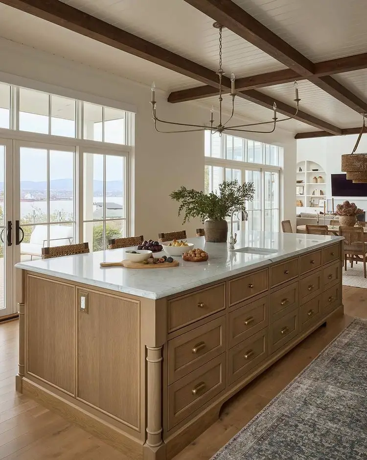 functional hub for modern entertaining