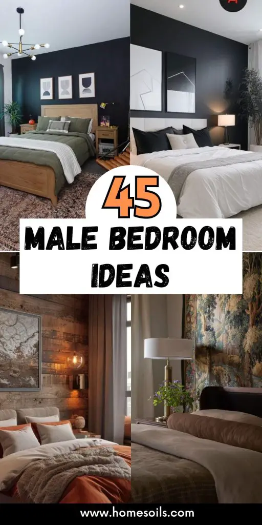 45 Male Bedroom Ideas