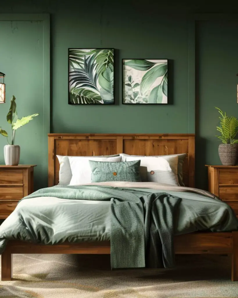 Leafy lair soothes into slumber