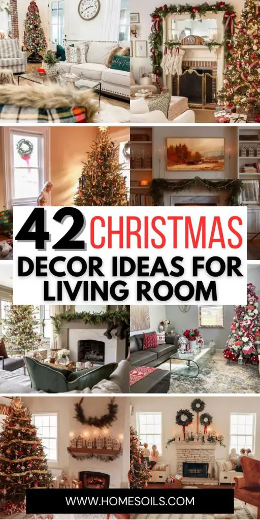 42 Christmas Decor Ideas for Living Room