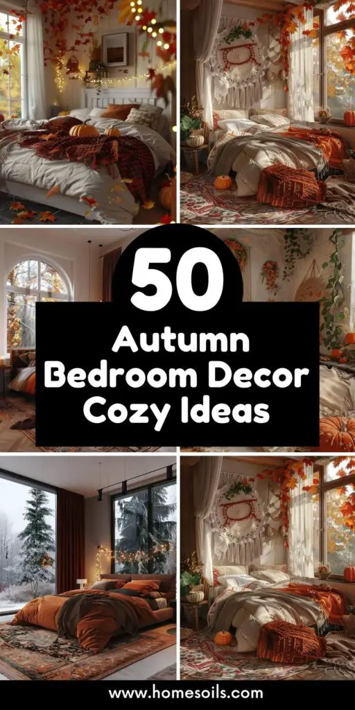 50 Autumn Bedroom Decor Cozy Ideas