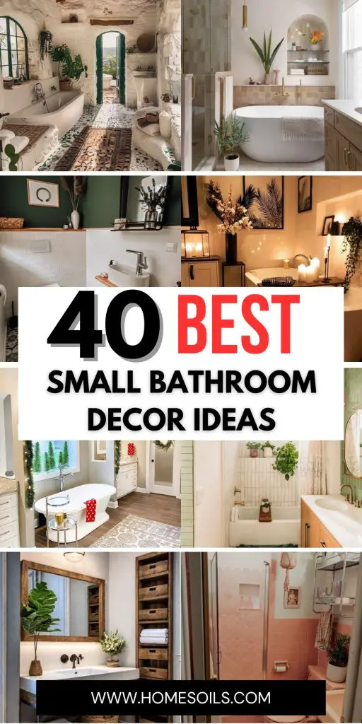 40 Best small bathroom decor ideas