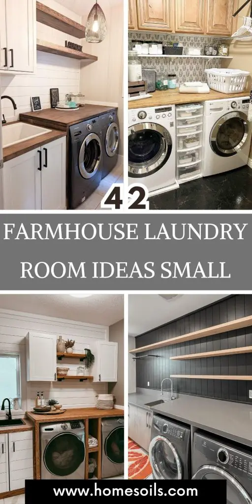 42 farmhouse laundry room ideas small