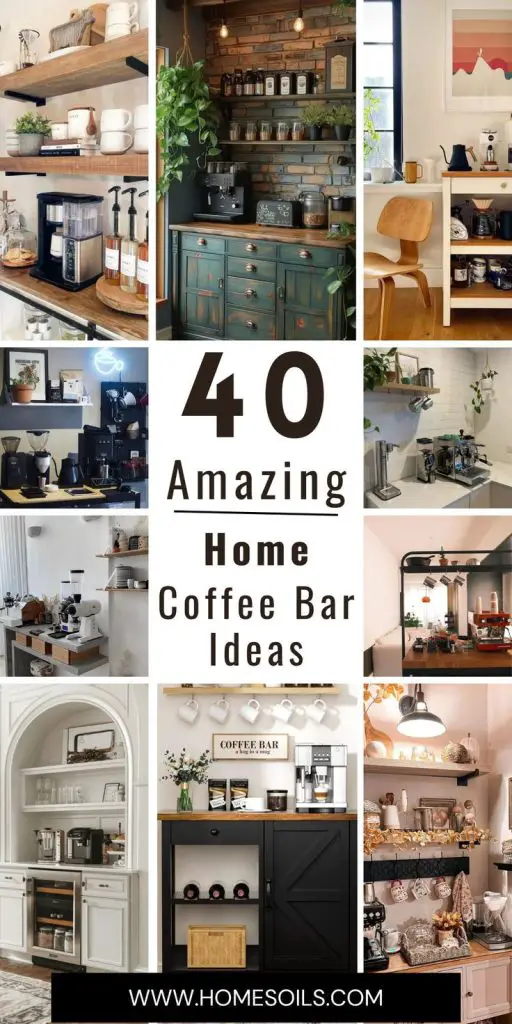 40 Amazing Home Coffee Bar Ideas
