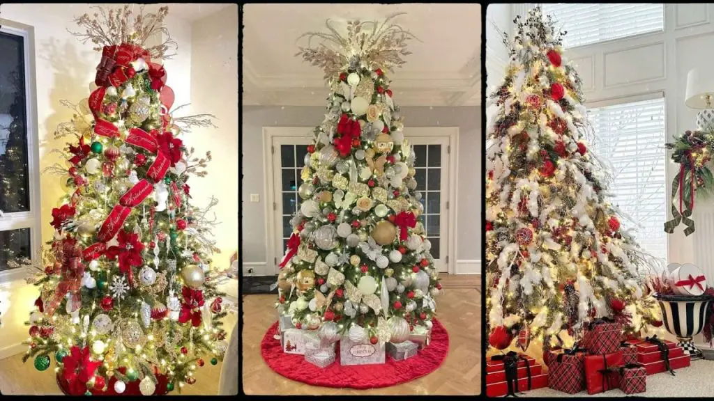 Featured Image of Red and Gold Christmas Tree Ideas