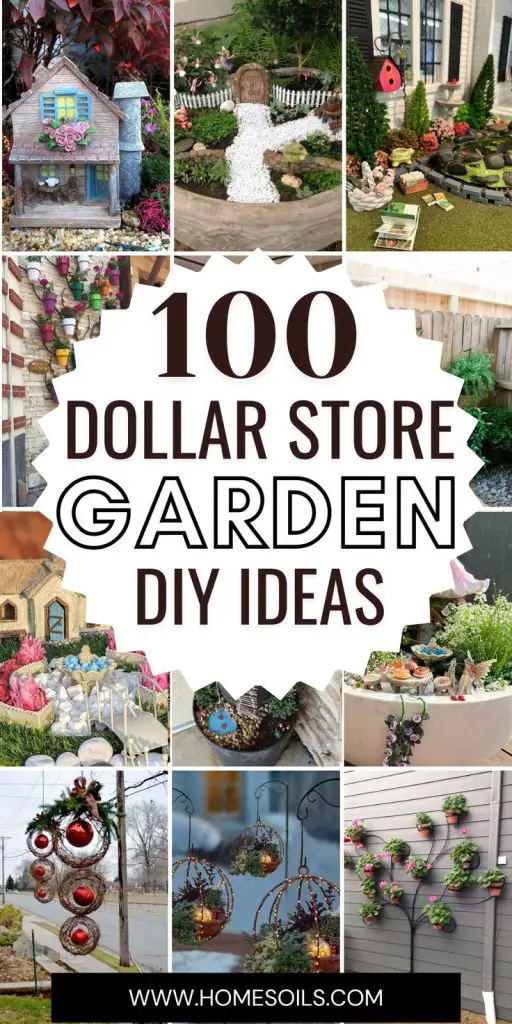 100 Dollar Store Garden DIY Ideas