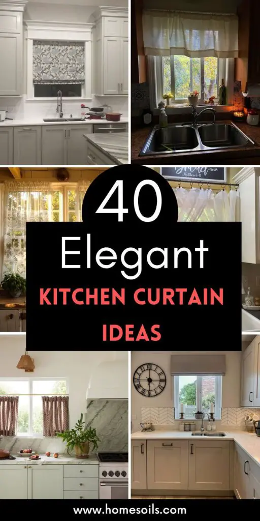 40 Elegant Kitchen Curtain Ideas