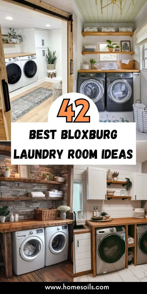 42 Best bloxburg laundry room ideas