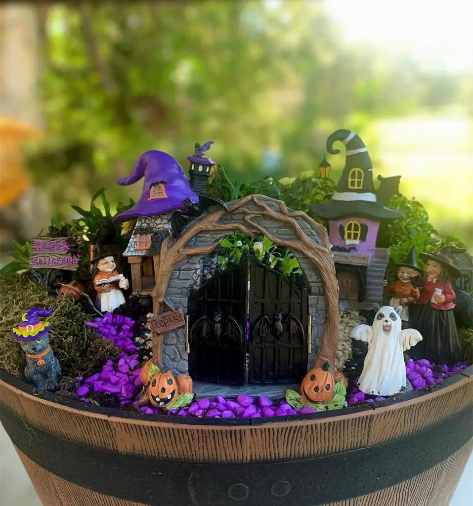Spooky Halloween Fairy Garden Delight