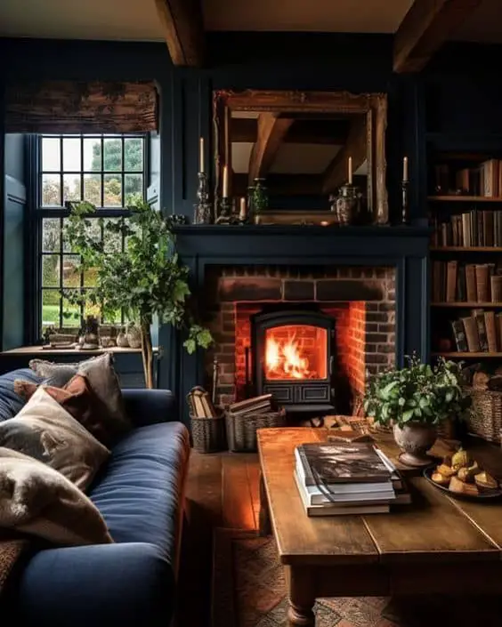 Luxurious Victorian style room with ornate furniture and decor