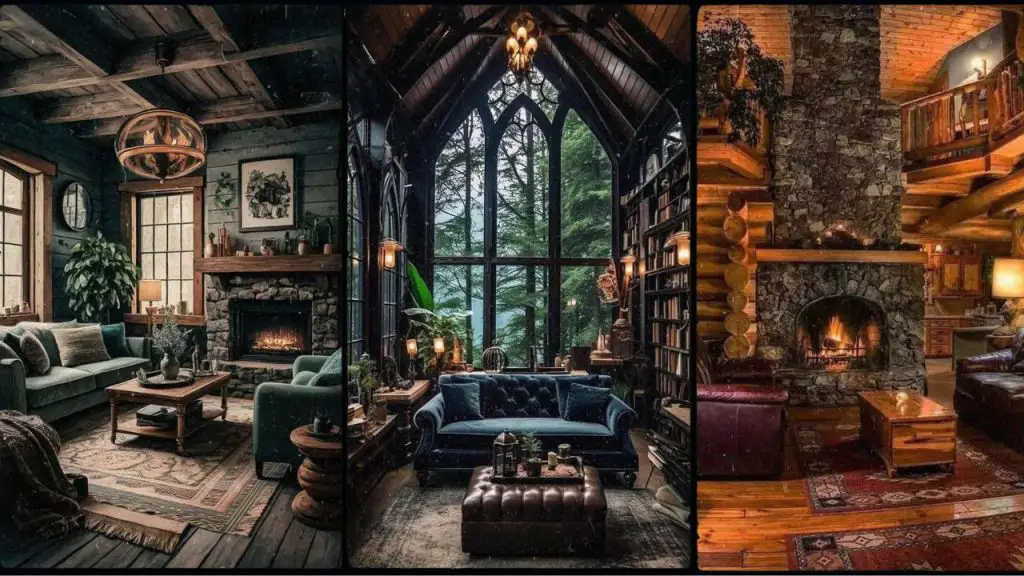 25 Moody and Dark Cottagecore Living Room Ideas