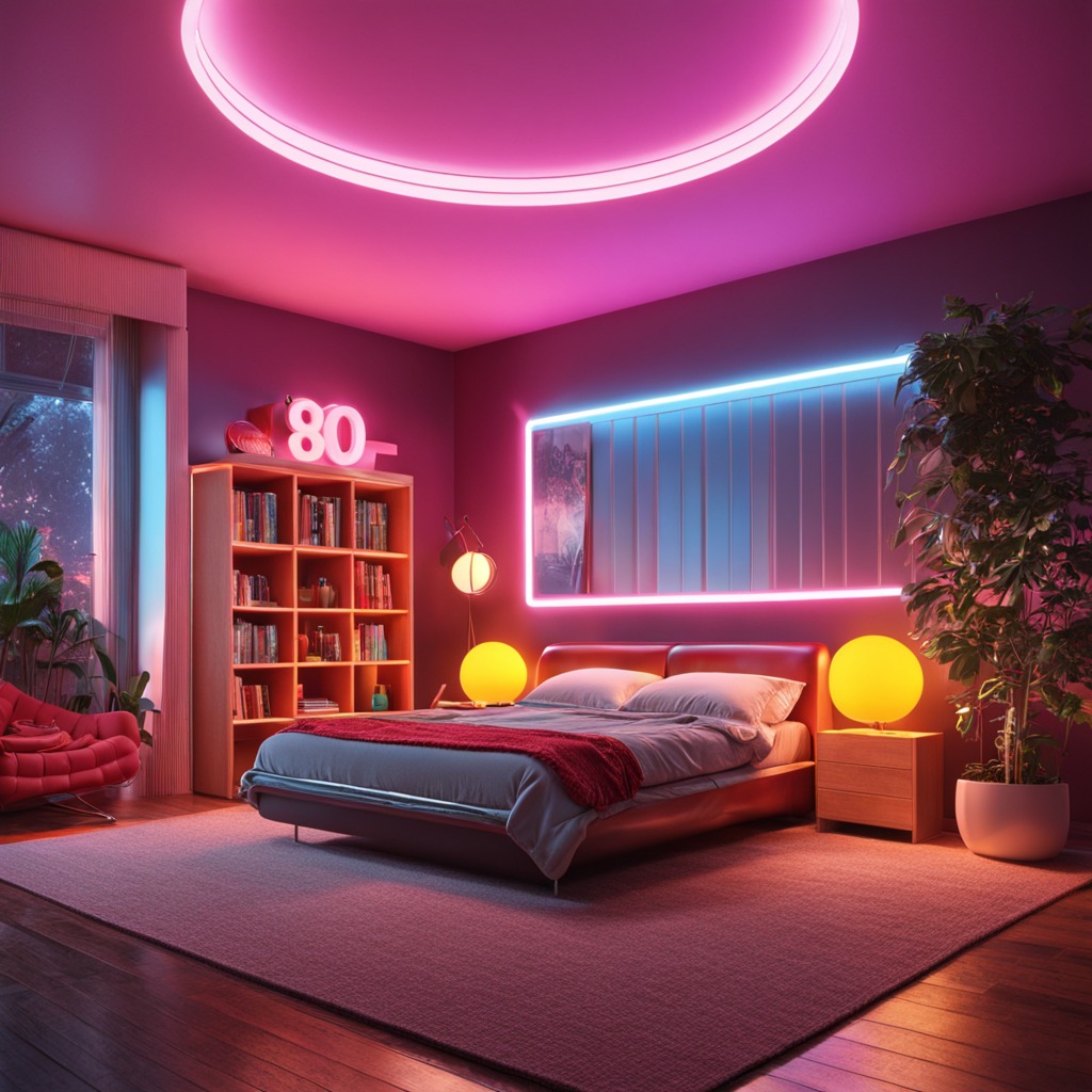 Traditional bedroom with pink walls white furniture and pendant lights