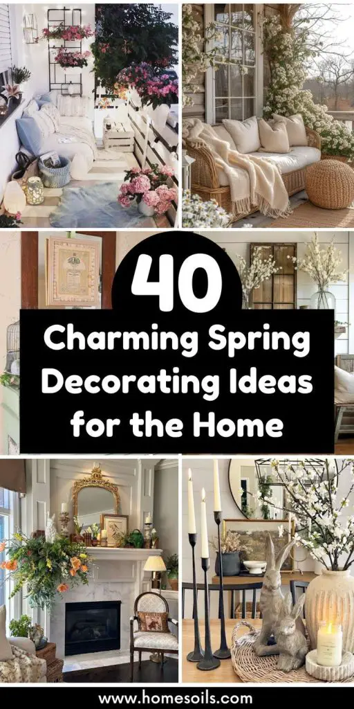 40 Charming Spring Decorating Ideas for the Home