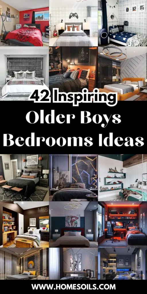42 Inspiring Older Boys Bedrooms Ideas