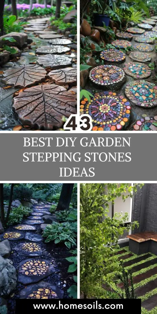 43 Best diy garden stepping stones ideas
