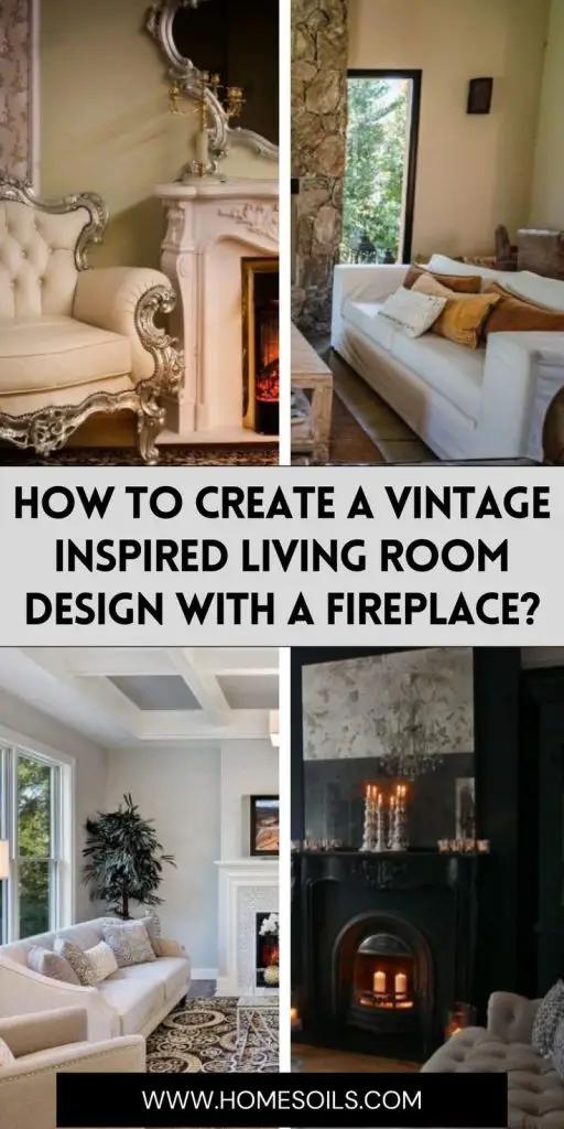 How to Create a Vintage-Inspired Living Room Design with a Fireplace_