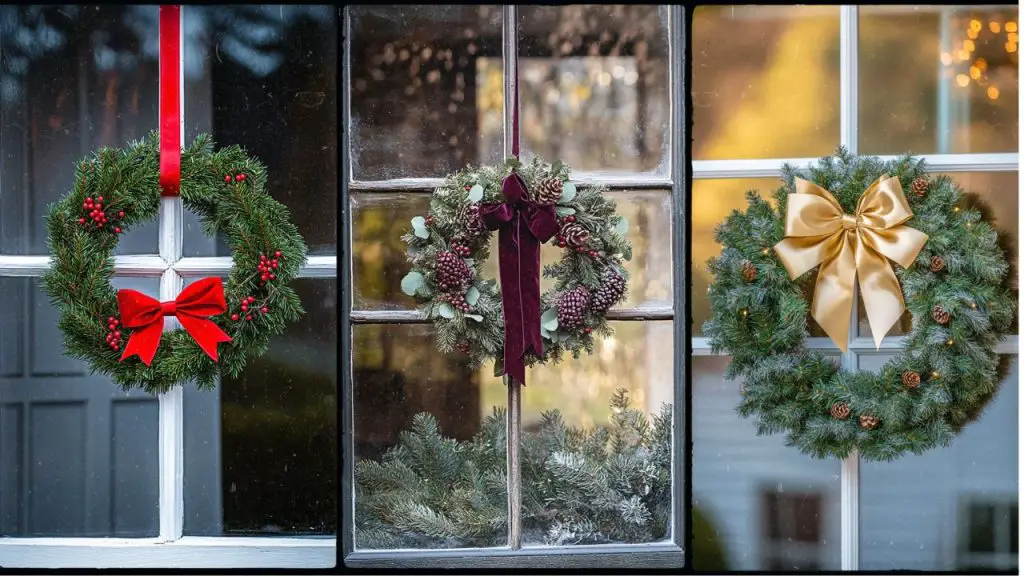 How to Hang Wreaths on Windows Outdoor